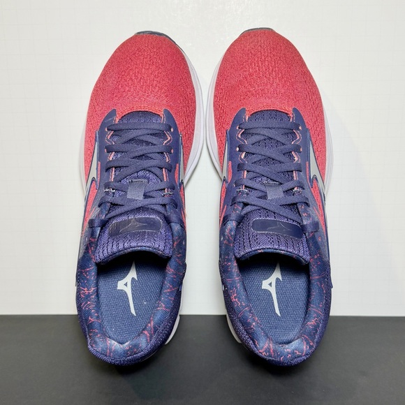 MIZUNO Shoes Womens Size 9.5 Wave Rider 23 Red & Blue Athletic Sneakers - Picture 5 of 11